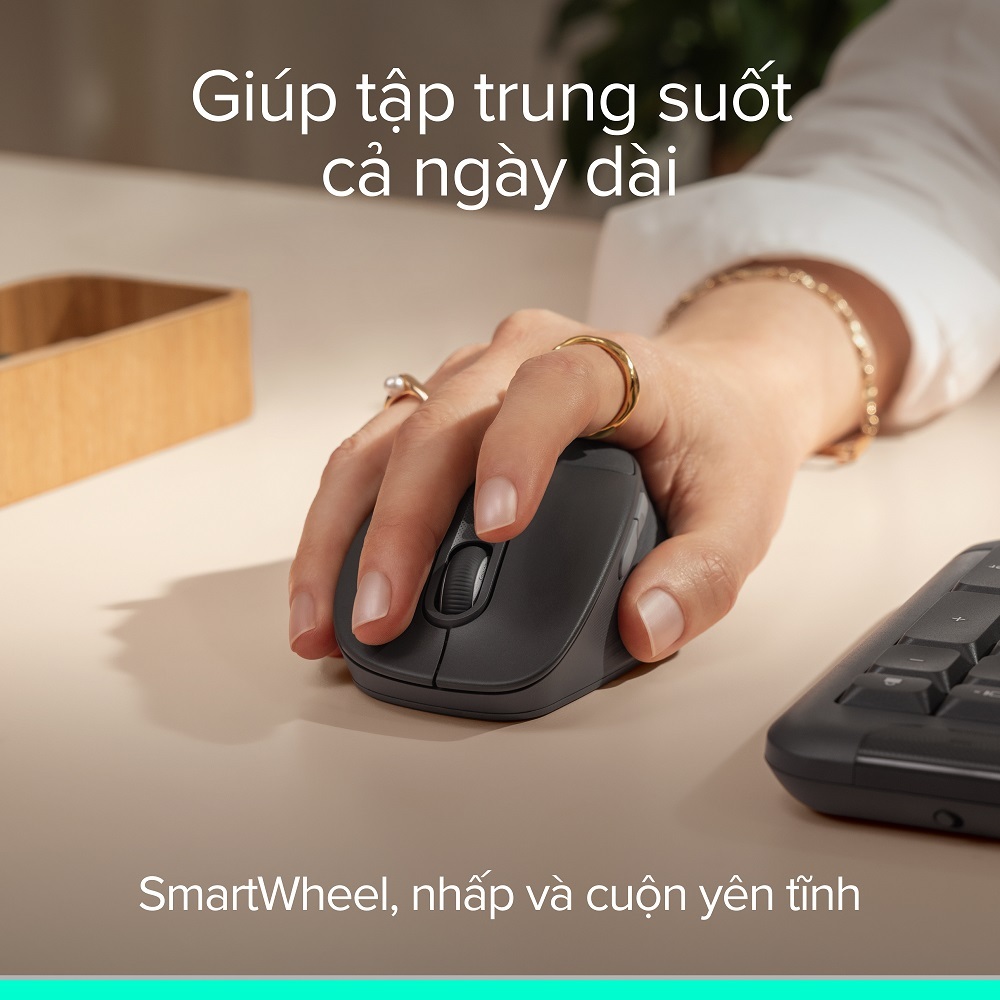 Logitech Signature Comfort Plus M850 L Wireless Mouse - Bluetooth, Palm Cushion | BigBuy360 - bigbuy360.vn