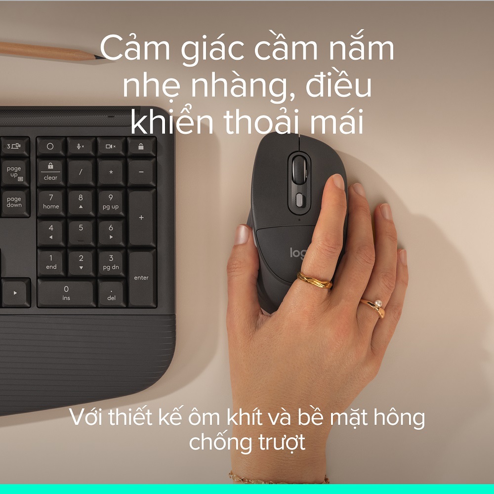 Logitech Signature Comfort Plus M850 L Wireless Mouse - Bluetooth, Palm Cushion | BigBuy360 - bigbuy360.vn