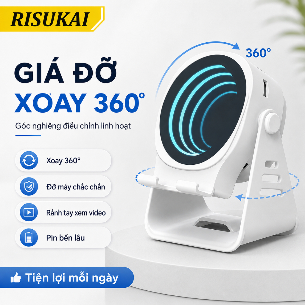 Wireless Induction Speaker 5-in-1 Bluetooth Speaker with Phone Stand Stereo Sound Rechargeable RGB 3