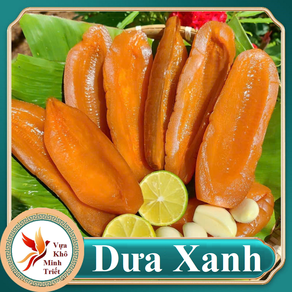 500GR Dưa Gang Xanh Nguyên Miếng Muối Bằng Muối Chay Tự Nhiên Giòn Dễ Dùng Chế Biến- VỰA KHÔ MINH TR
