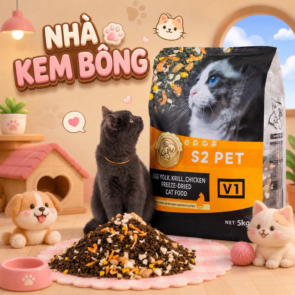 Hạt S2 Pet V1 túi 5kg