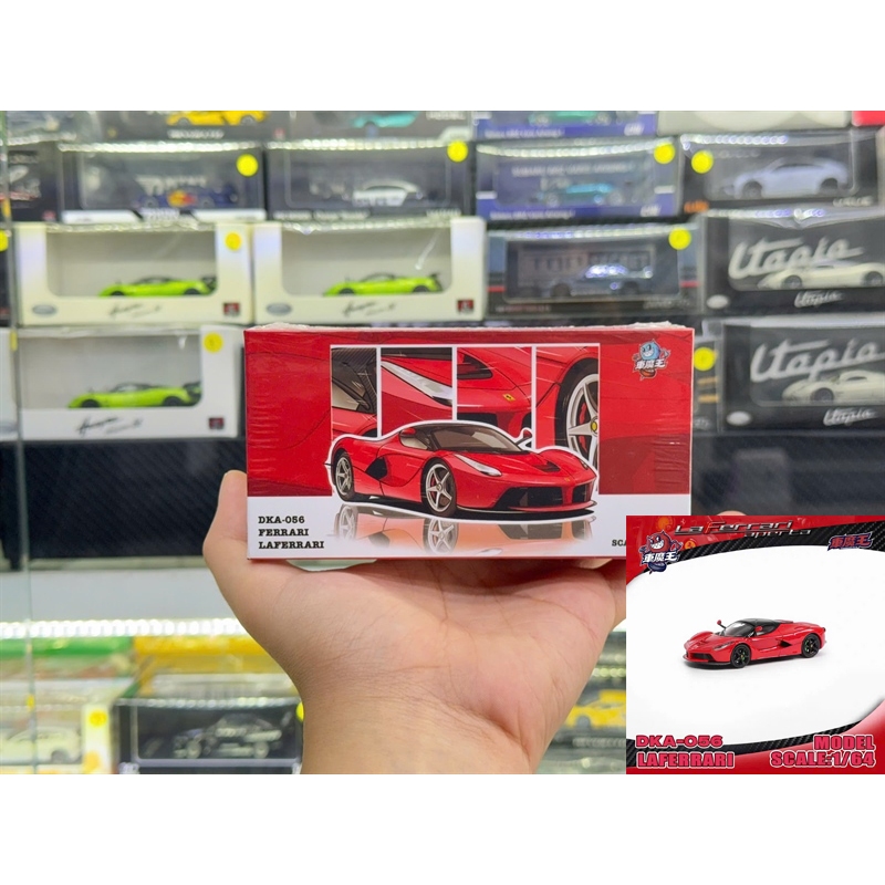 Mô hình xe Ferrari Laferrari Cavallino tỉ lệ 1:64 Demon King
