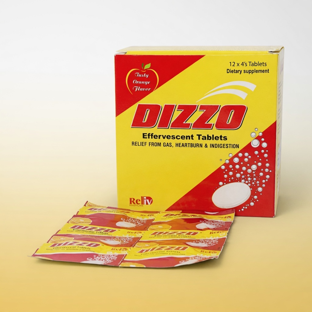 Viên Sủi Dizzo Reliv Hộp 48 Viên Bổ Sung Vitamin Khoáng Chất