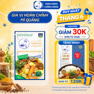 Gói gia vị hoàn chỉnh nấu MÌ QUẢNG Miss Vietspice 65g