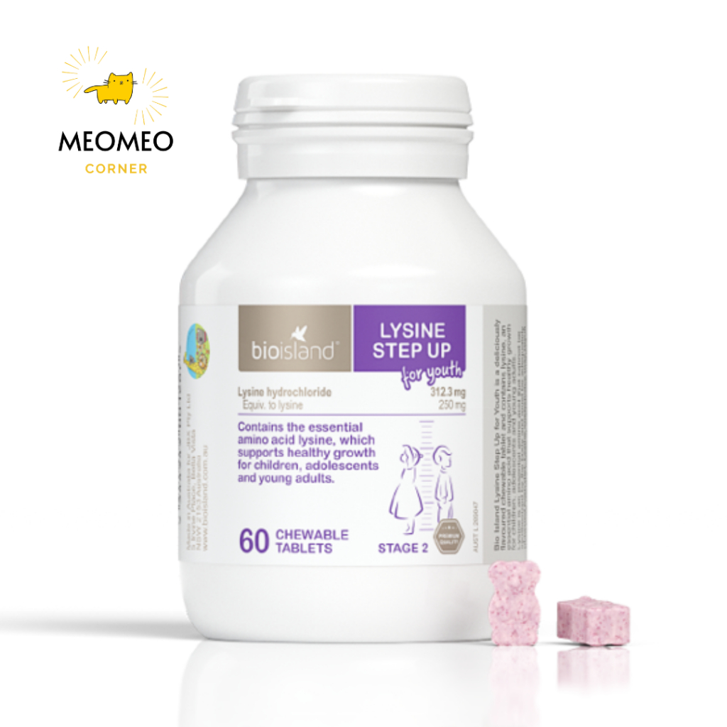Viên Lysine Bio Island Úc cho bé