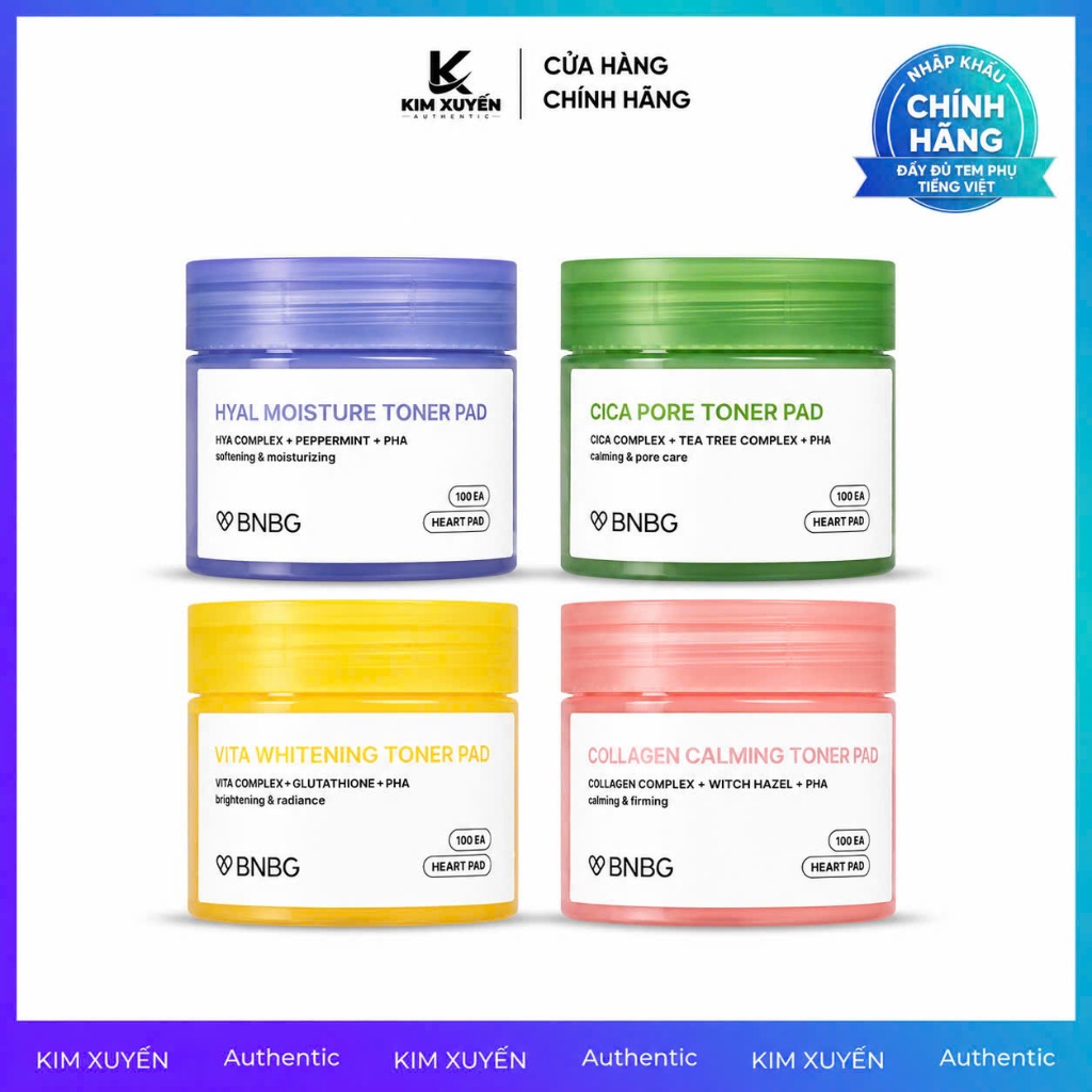 [ BNBG ] TONER PAD BNBG 100 Pads - 140ML