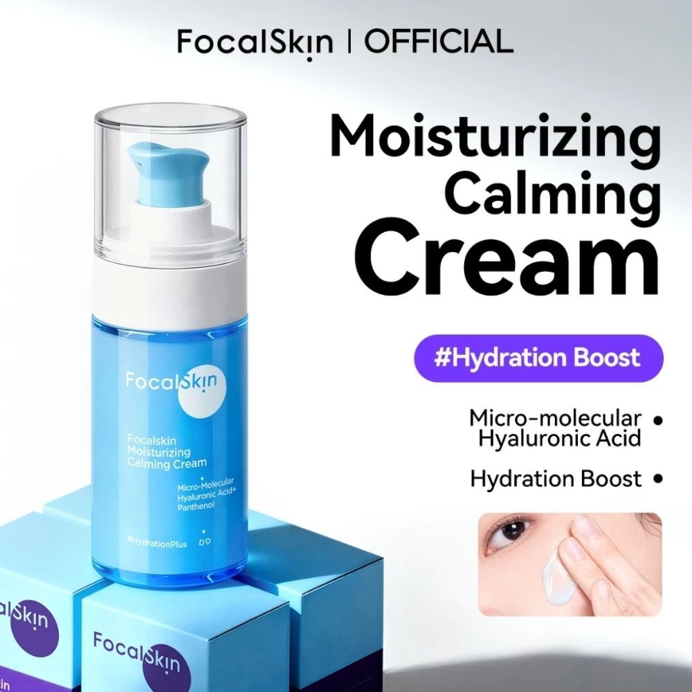 Ảnh 2 của Kem dưỡng ẩm FOCALSKIN MOISTURIZING CALMING CREAM giúp làm dịu da, cấp ẩm, sáng khỏe 35g.