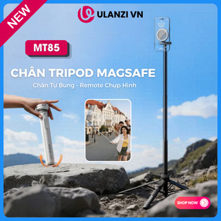ULANZI MT85 - Chân Tripod MagSafe Cho Điện Thoại, Chân Tự Bung Auto Open, Chiều Cao Kéo Dài 150Cm - Bảo Hành 12 Tháng
