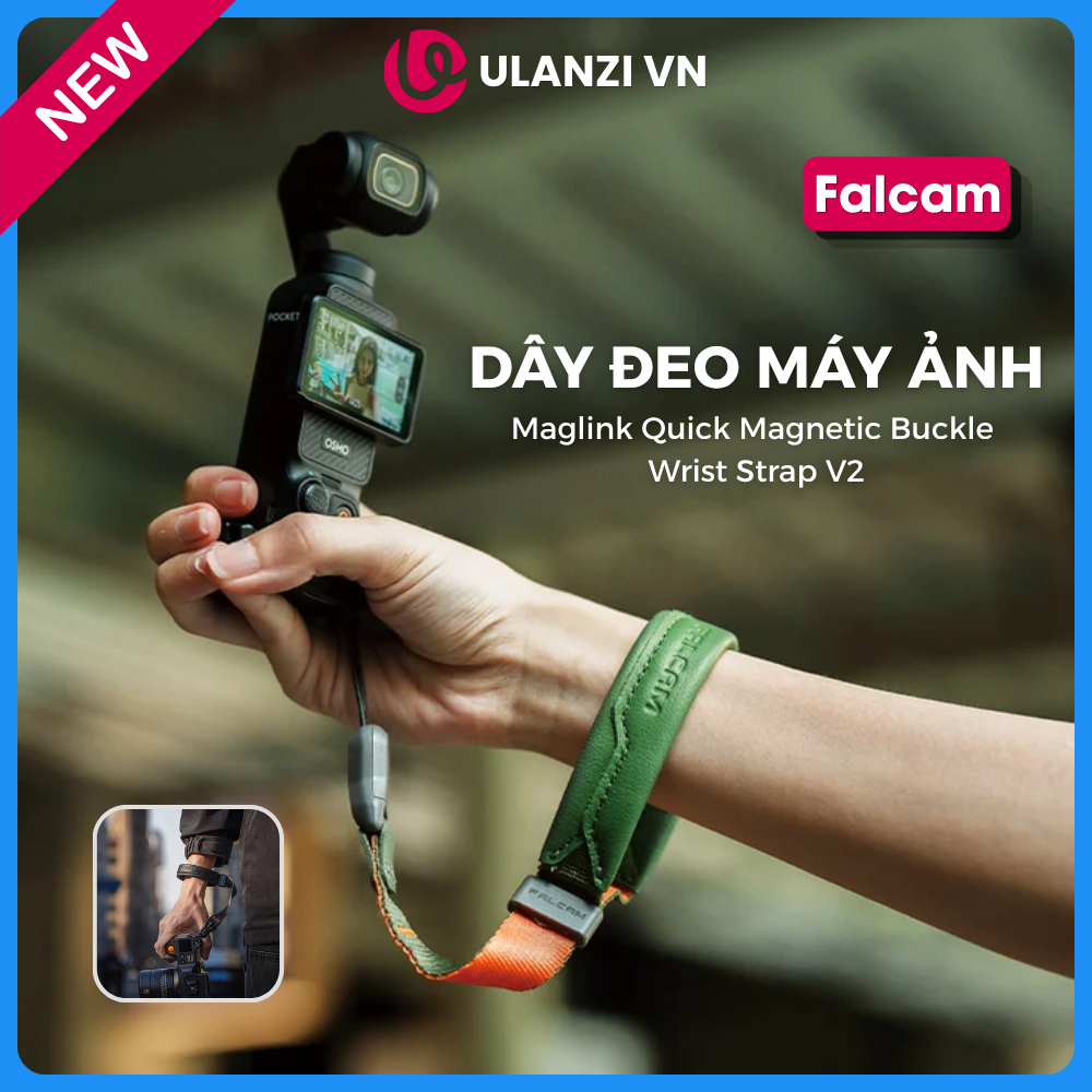Dây Đeo Cổ Tay Máy Ảnh Falcam Maglink Quick Magnetic Buckle Wrist Strap V2 - HÀNG CHÍNH HÃNG