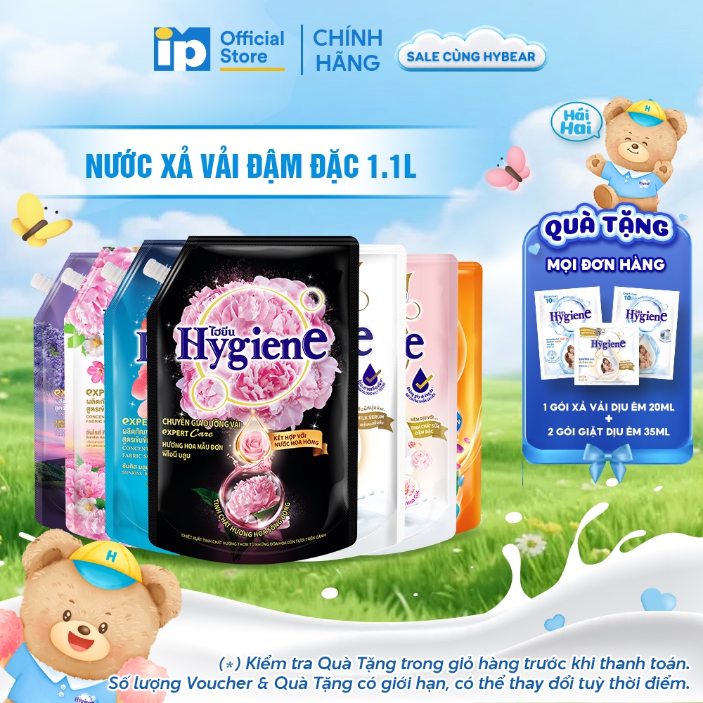 Nước Xả Vải Đậm Đặc Hygiene 1.1L (Sản Xuất tại VN)