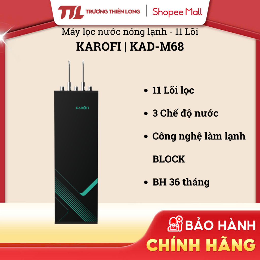 [Shopee - Lắp đặt 0Đ HN HCM] - KAD-M68 | KAD-M85 - Máy Lọc Nước RO Nóng Lạnh KAROFI