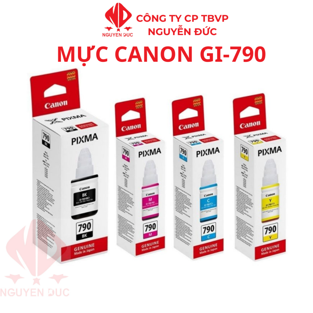 Mực in Canon GI-790 - Không bảo hành