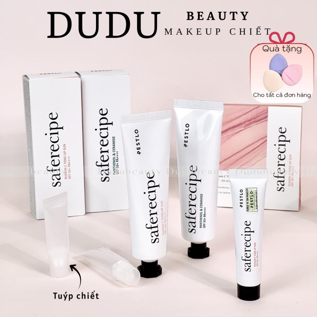Kem chống nắng Pestlo Safe Recipe Sun Essence 50ml Dudubeauty