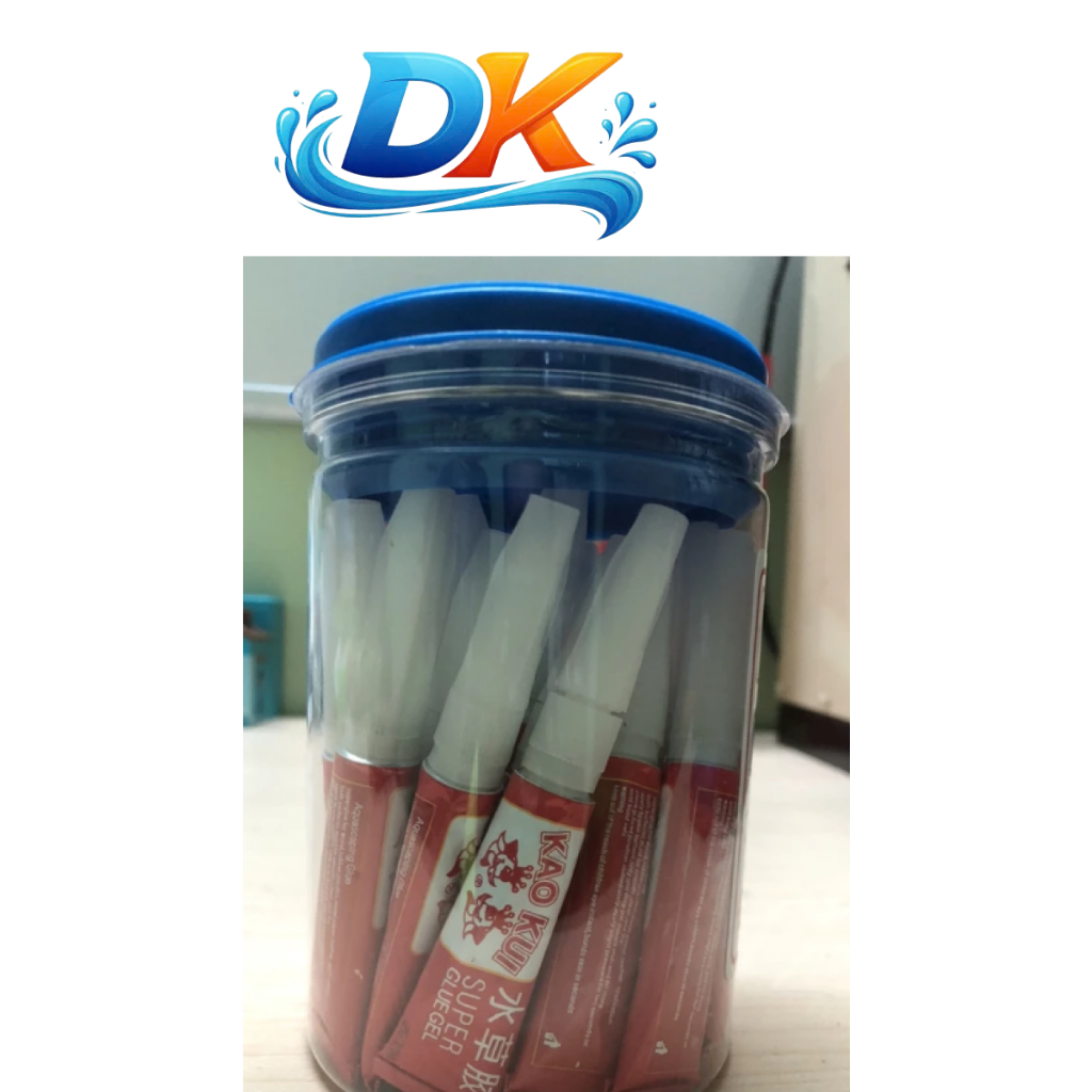 Hũ Keo dán thuỷ sinh, keo đỏ Adhesive/ Keo xanh Instant Gel, bám dính tốt khi dán cây thuỷ sinh lên 