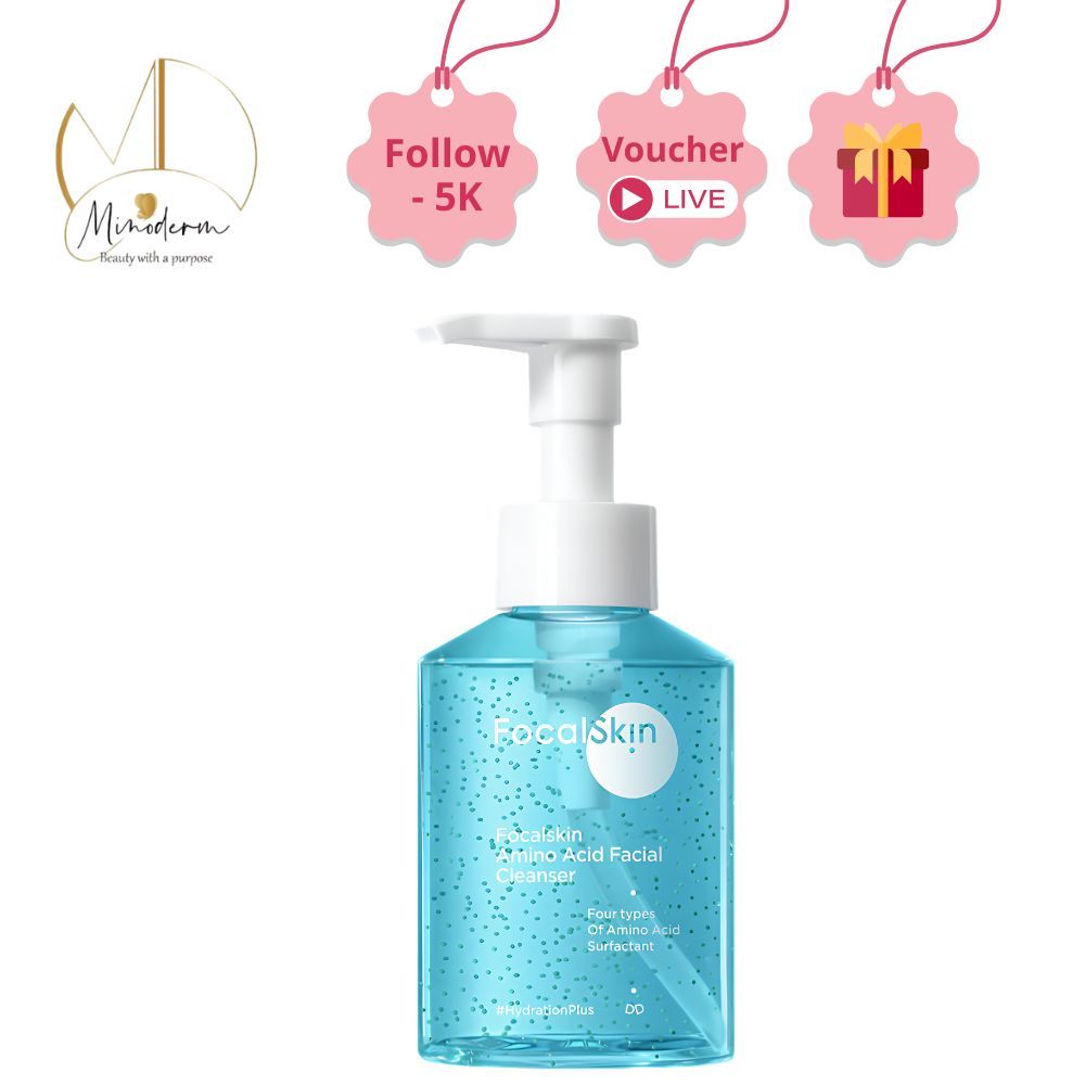 Sữa rửa mặt FOCALSKIN AMINOACID FACIAL CLEANSER giúp loại bỏ dầu thừa, bổ sung độ ẩm cho da 115g.