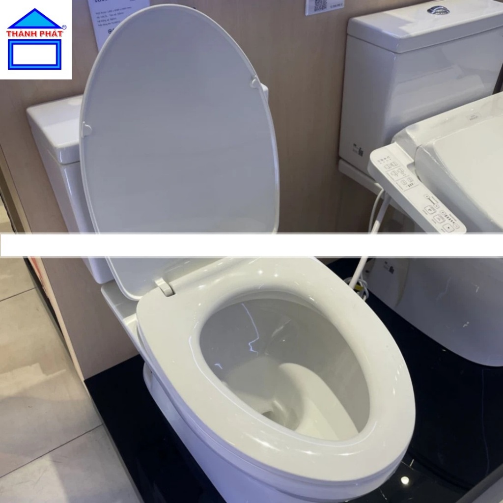 TC395VS - [Chính hãng] Nắp Êm Bồn Cầu TOTO TC395VS (T10) CS302 CS326 CS769 CS948 CS767 CS838, màu tr