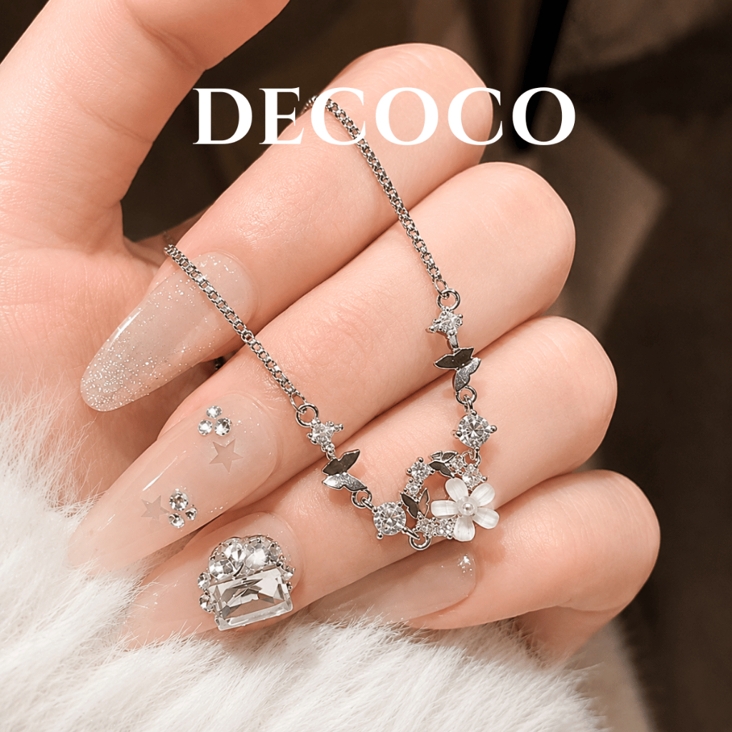 Vòng tay, lắc tay nữ FELIX đính đá bông hoa lấp lánh DECOCO ACC ( kèm Túi giấy + Hộp + Thiệp ) | BigBuy360 - bigbuy360.vn