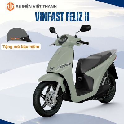[Nhận ở HCM] Xe máy điện VinFast Feliz II thuê pin từ 3 tháng trở lên - Tặng tri ân đến 2 triệu