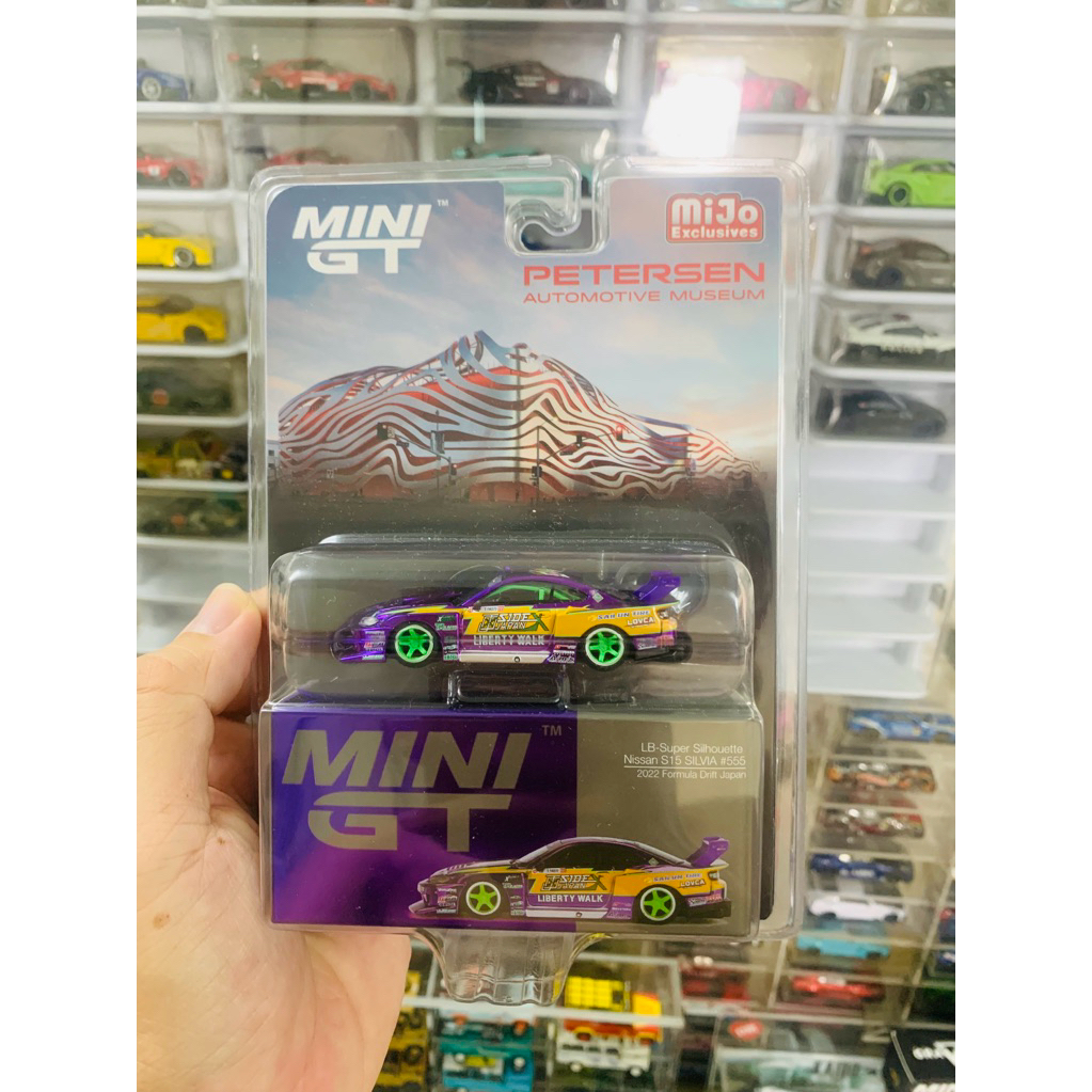 JuJutoys - Mini GT Nissan S15 card Petersen tỉ lệ 1:64