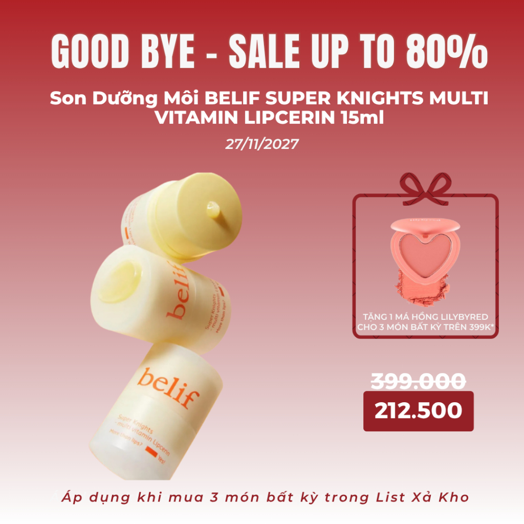 Son Dưỡng Môi BELIF SUPER KNIGHTS MULTI VITAMIN LIPCERIN