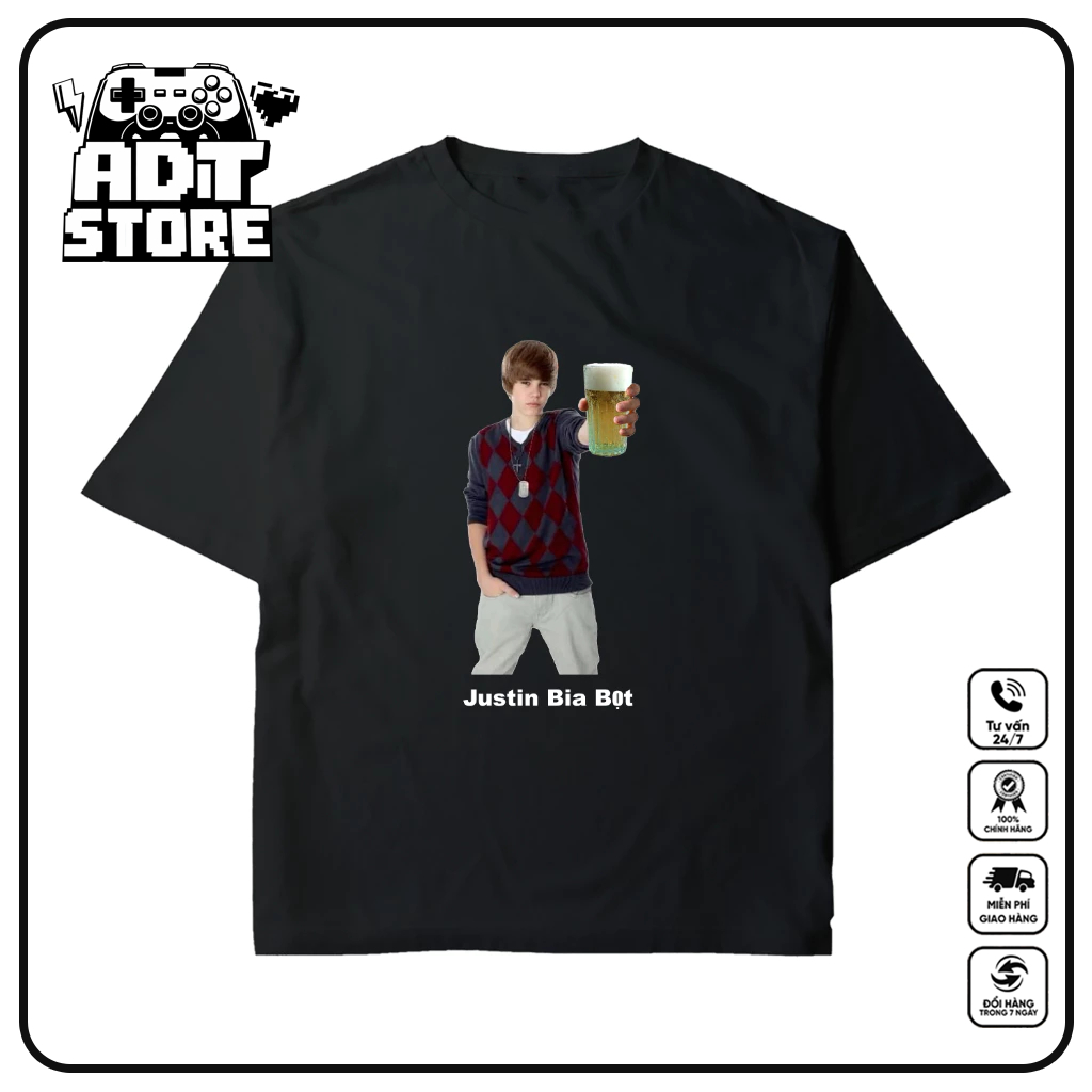 Áo thun Unisex Justin Bia Bọt - 2026 Will Be My Year mặc phong cách trẻ trung