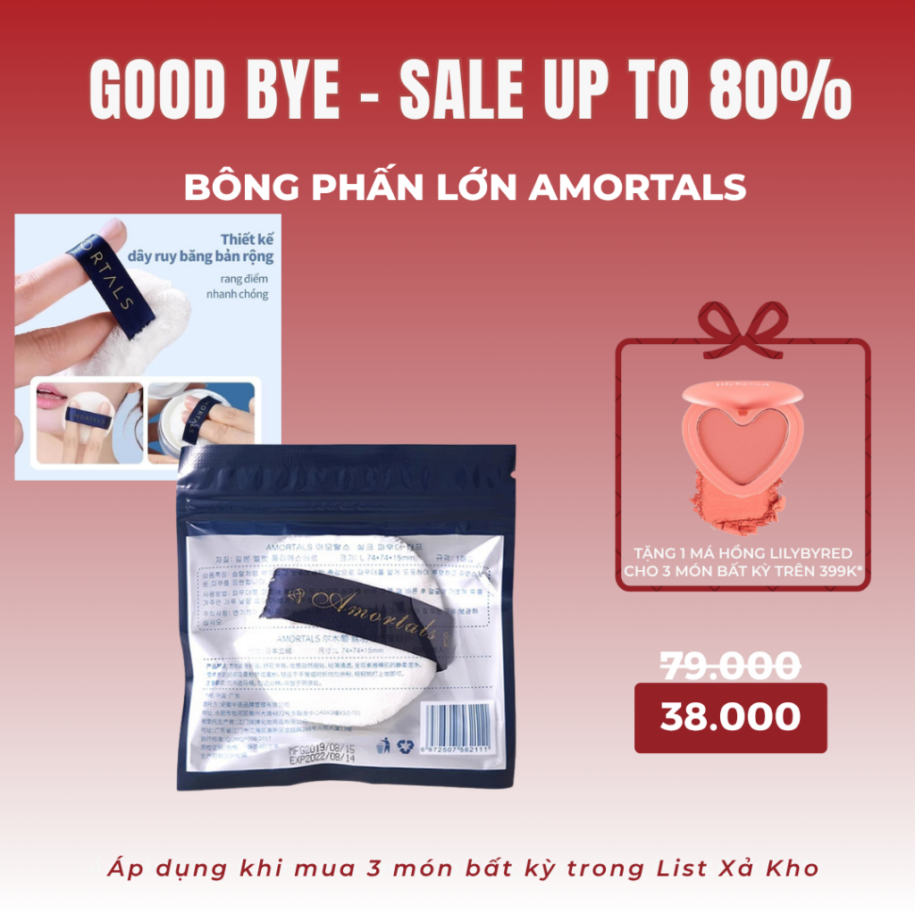 Tổng hợp bông phấn phủ Amortals