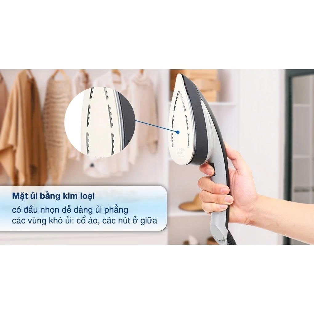 Bàn Ủi Hơi Nước Đứng Tefal Ixeo Plus QT1510E0 1L Đen