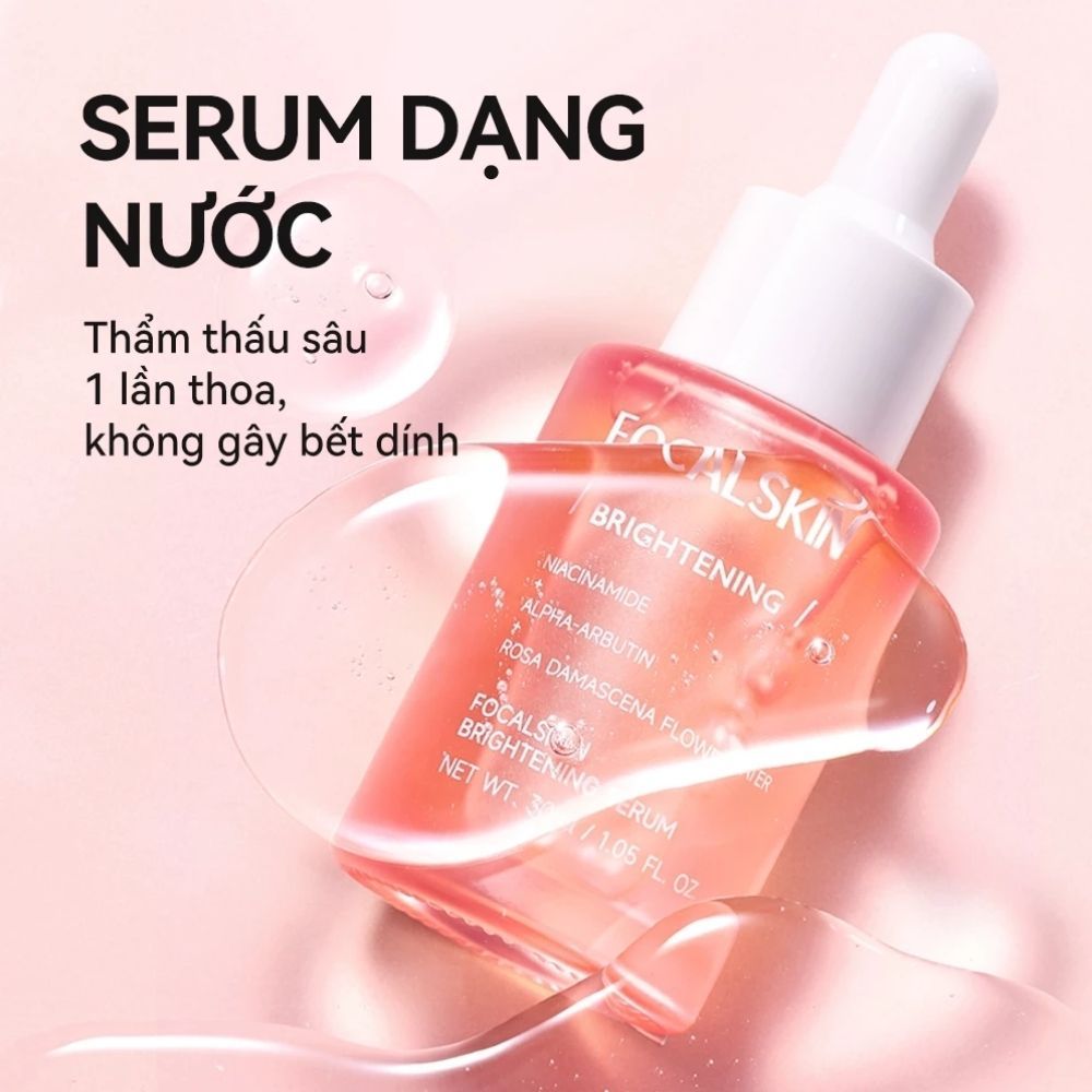Ảnh 3 của Serum FOCALSKIN BRIGHTENING SERUM giúp cấp độ ẩm, dưỡng trắng da, mờ thâm 30ml.