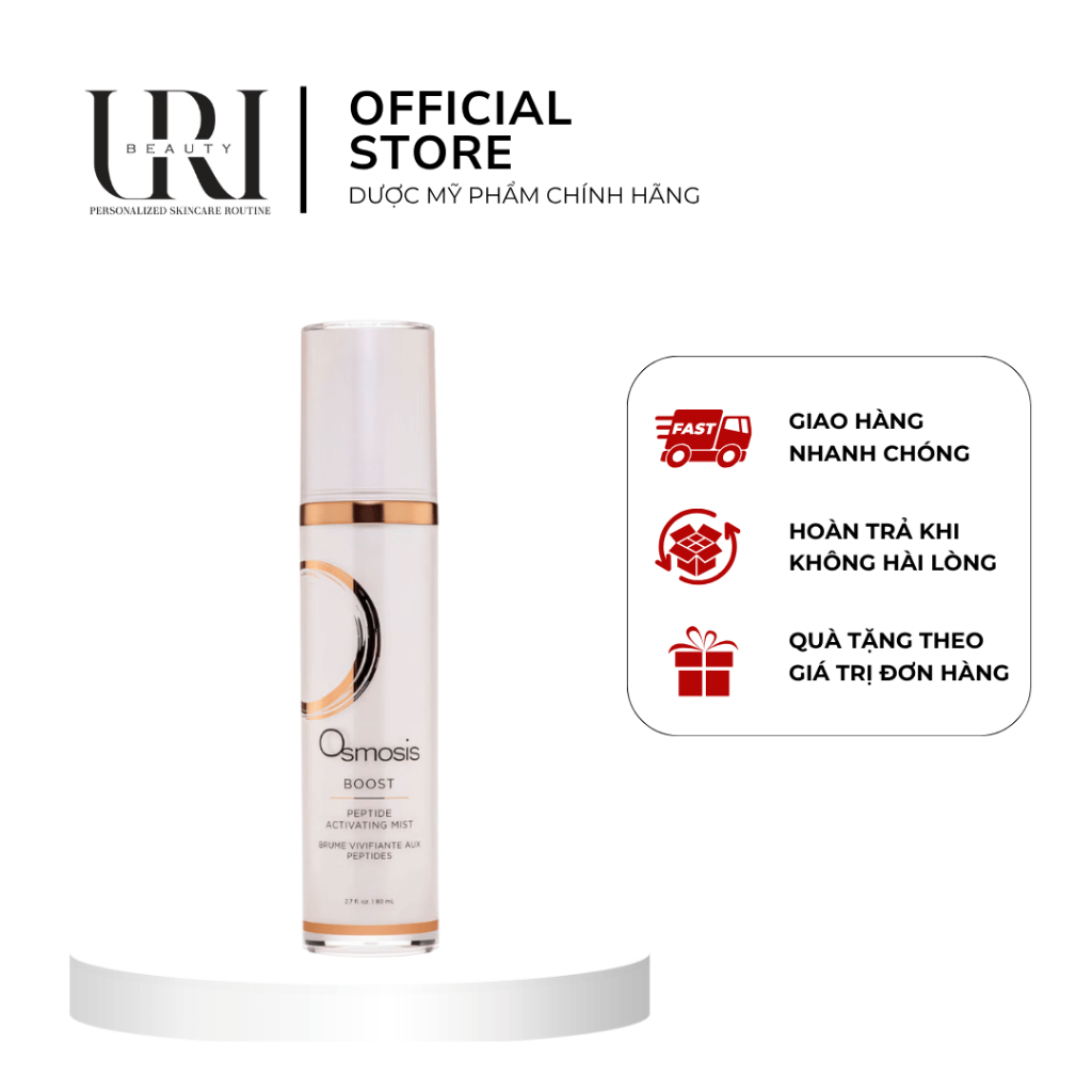 [Chính Hãng] OSMOSIS Boost Peptide Activating Mist 80ml – Xịt Dưỡng Phục Hồi & Làm Dịu Da
