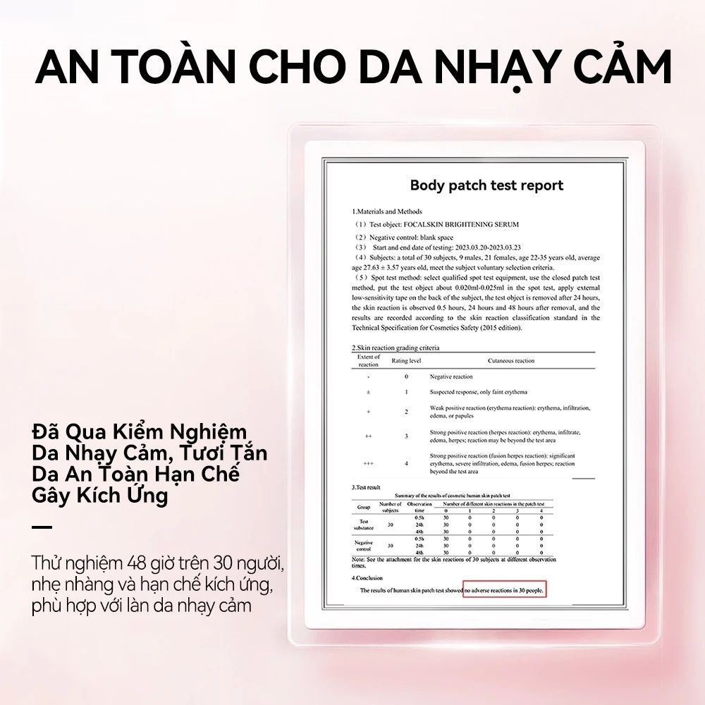 Ảnh 8 của Serum FOCALSKIN BRIGHTENING SERUM giúp cấp độ ẩm, dưỡng trắng da, mờ thâm 30ml.
