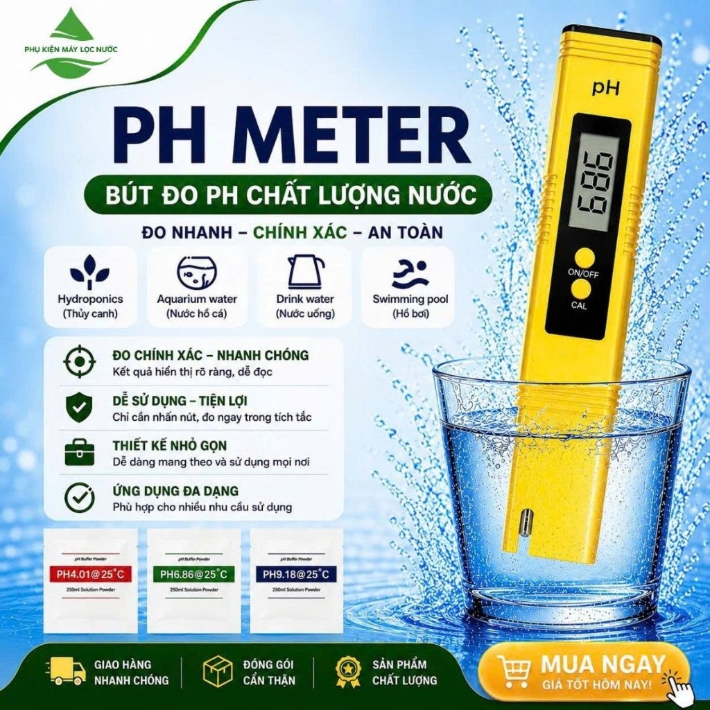 Bút Đo PH, Thử PH, Test PH chưa hiệu chỉnh