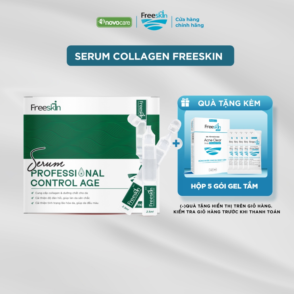 [LIVE] Serum Professional Control Age Novocare- Freeskin Cải thiện tình trạng lão hóa, dùng da chảy 