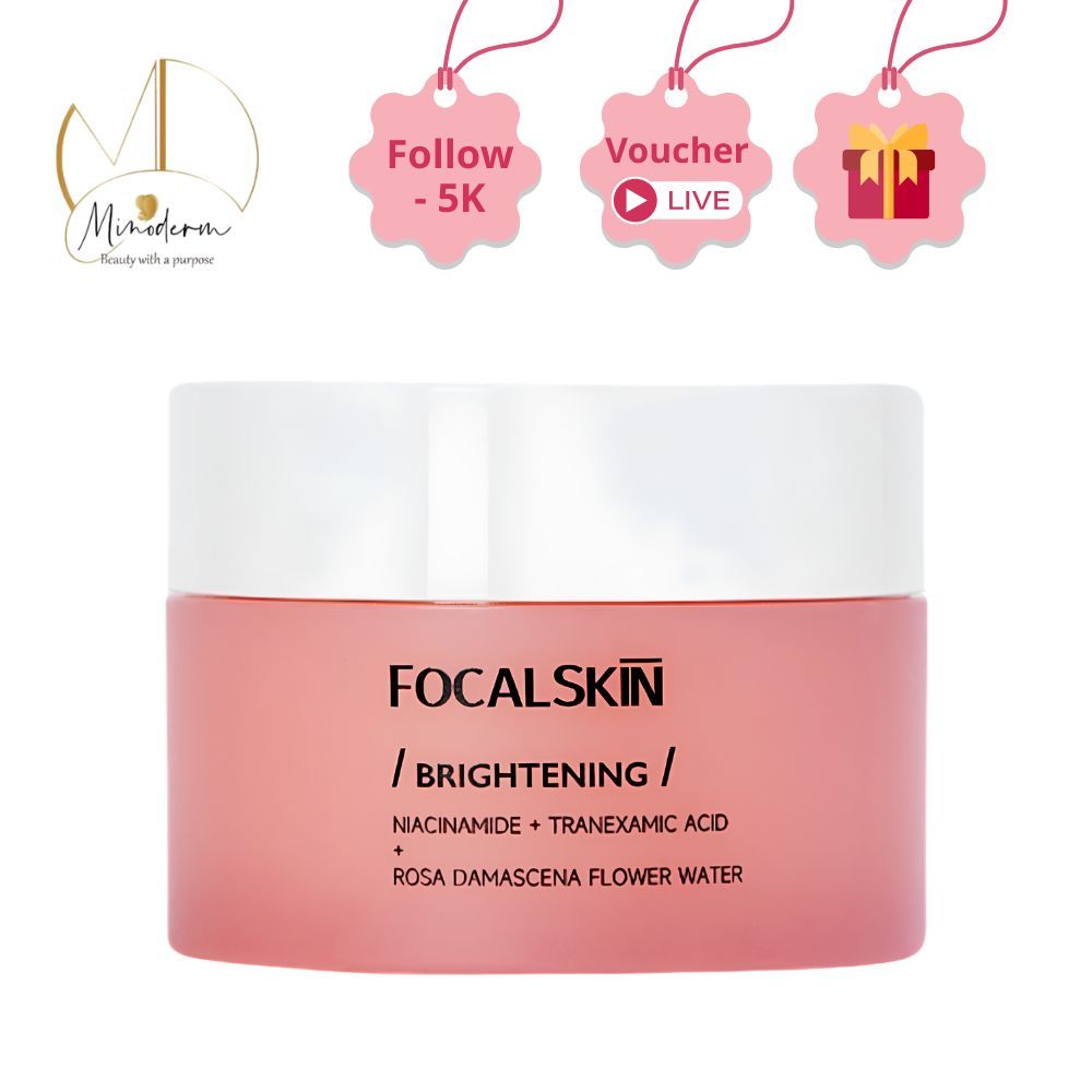 Kem dưỡng da FOCALSKIN BRIGHTVNING CREAM giúp cung cấp độ ẩm cho da, dưỡng trắng da 30g.