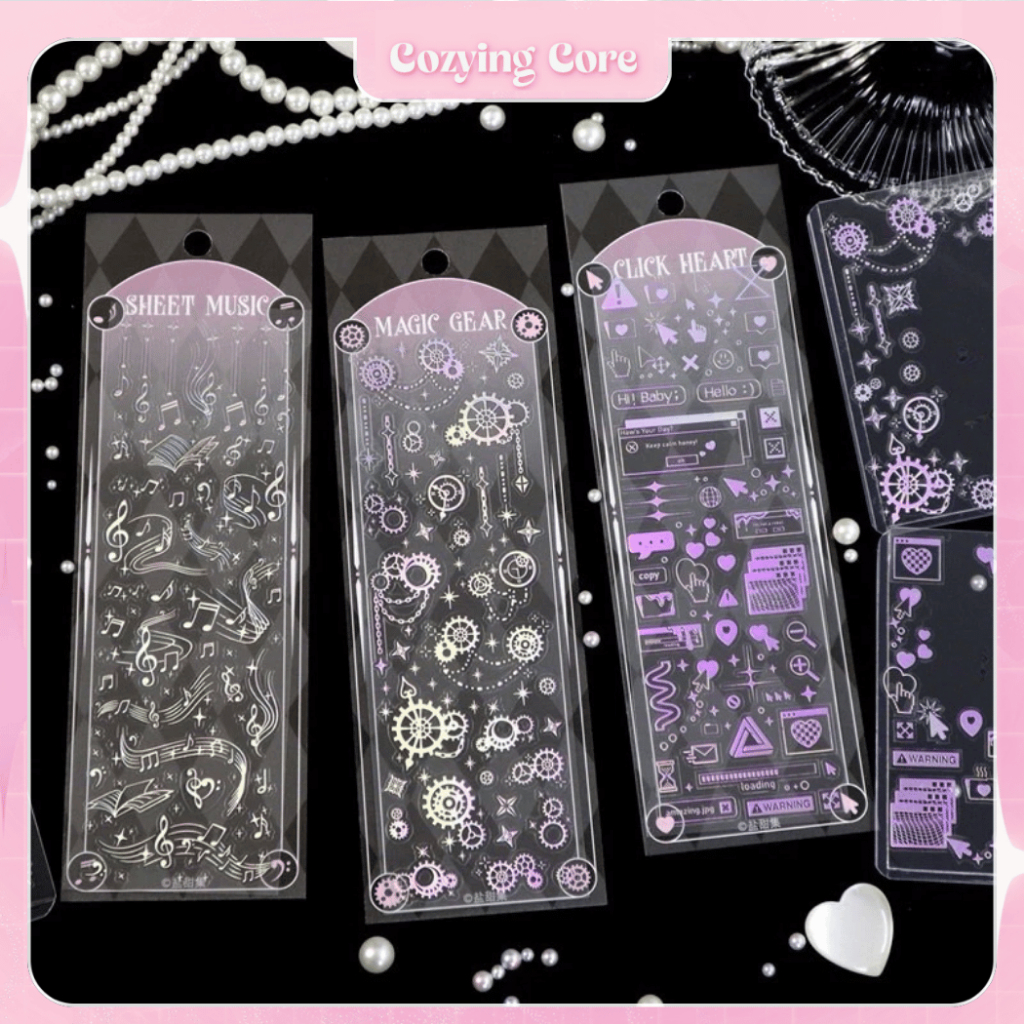 Sticker Hologram Bling Bling✨🩵