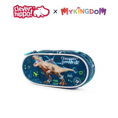 Hộp Bút Đa Năng Khủng Long Thundersaur CLEVER HIPPO PT0210/BLUE