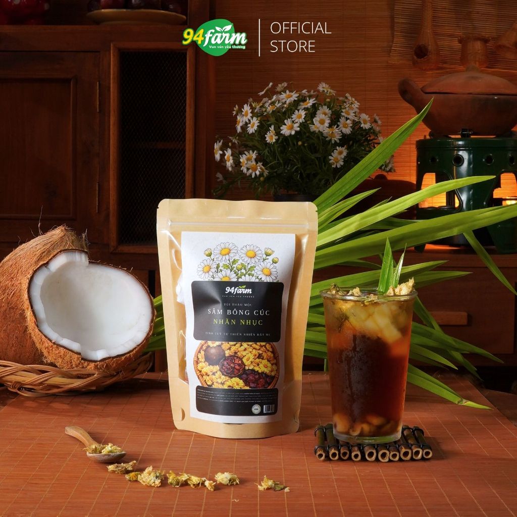[1 set] Sâm bí đao Sâm bông cúc 94farm Set nấu 8-10 Lít