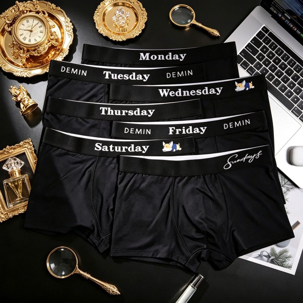 Sét 7 quần sịp nam boxer sịp đùi vải thun lạnh co dãn mềm mát thấm hút đồ lót kháng khuẩn BOXER-7DAY