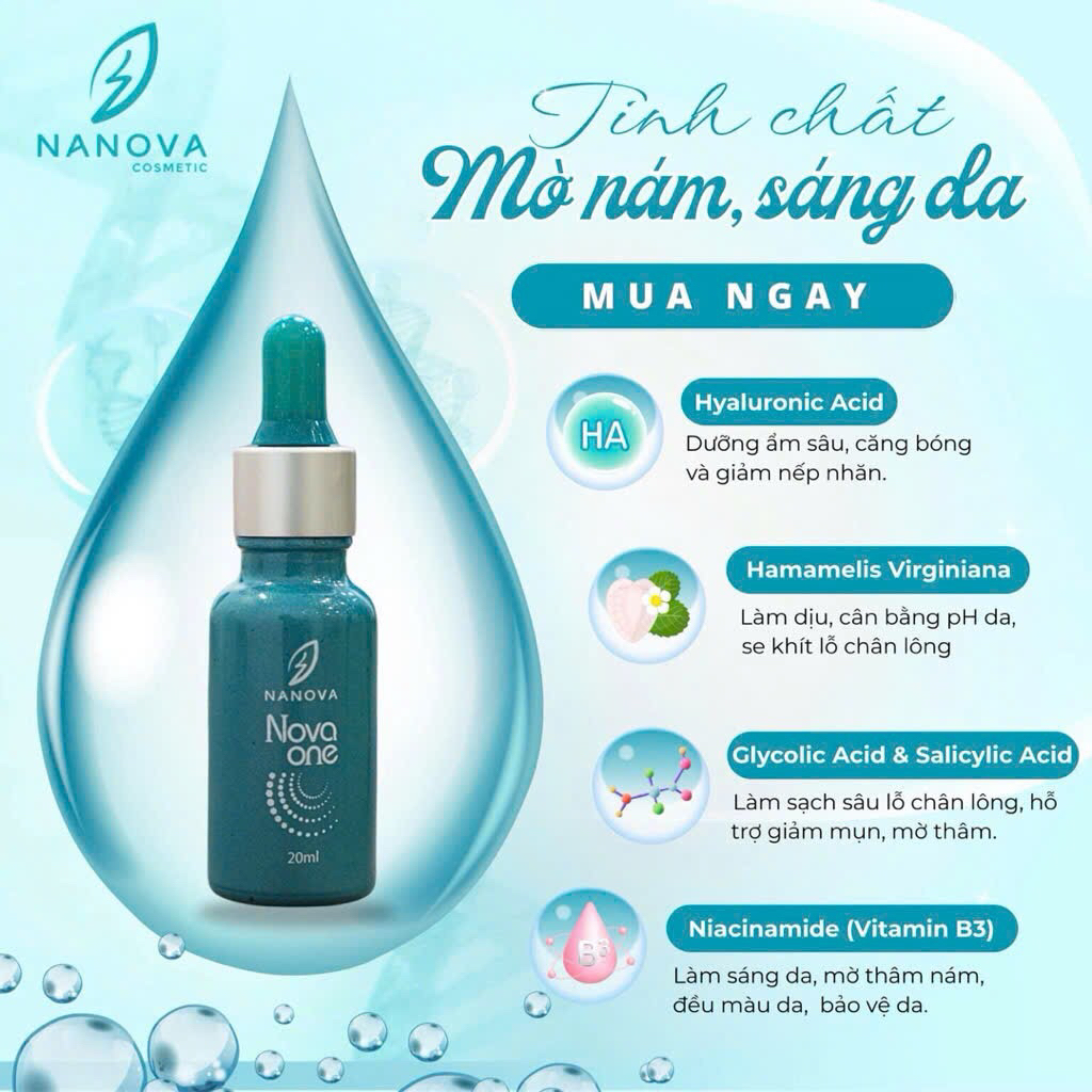 Serum NOVA ONE  20ml chính hãng Nanova mẫu mới
