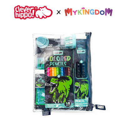 Bộ Văn Phòng Phẩm Dino Warriors CLEVER HIPPO STA02