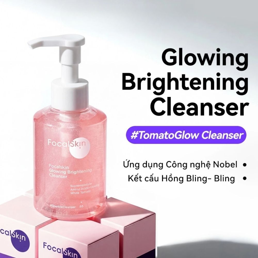 Ảnh 2 của Sữa rửa mặt FOCALSKIN GLOWING BRIGHTENING CLEANSER giúp làm sạch bụi bẩn và dầu thừa trên da 115g