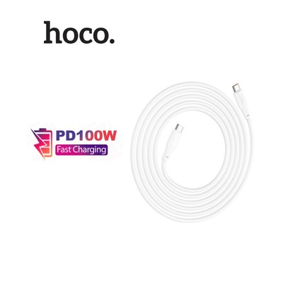 Cáp sạc nhanh Hoco X93 PD100W Type-C to Type-C  dây dẻo TPE cao cấp , dài 1m