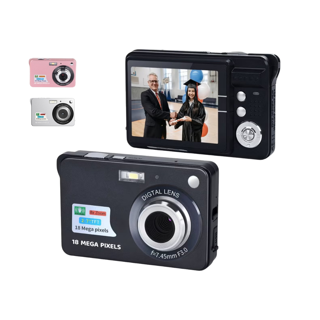 [Tặng thẻ nhớ] Máy ảnh kĩ thuật số digital mini camera v2 - quay, chụp 48MP, siêu mỏng nhỏ gọn | BigBuy360 - bigbuy360.vn