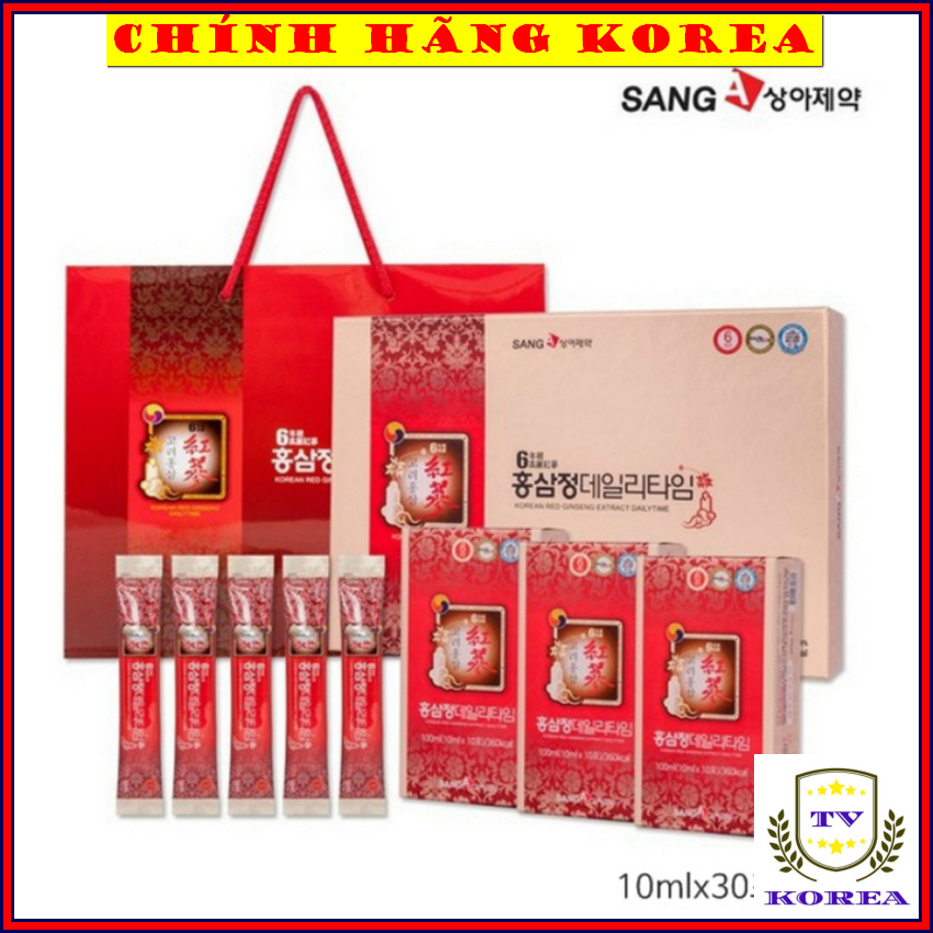 Hồng Sâm Sanga Hàn Quốc Korean Red Ginseng Drink Hộp 30 gói