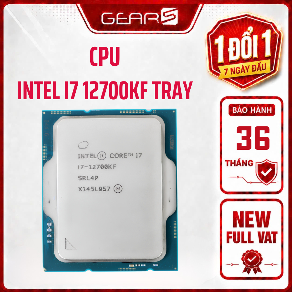 [FULL VAT] CPU INTEL CORE I7-12700KF TRAY NEW - BẢO HÀNH 36 THÁNG