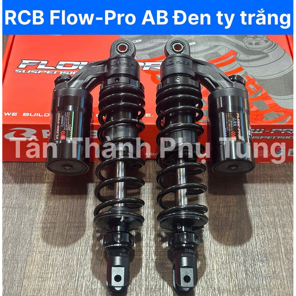 Phuộc RCB Flow-Pro Air Blade / AB - đen ty trắng, chính hãng