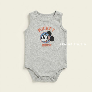 Body sát nách bé trai –Body suit ba lỗ cho bé - Chất liệu cotton gân Hàn mềm mịn ( 5-14kg)