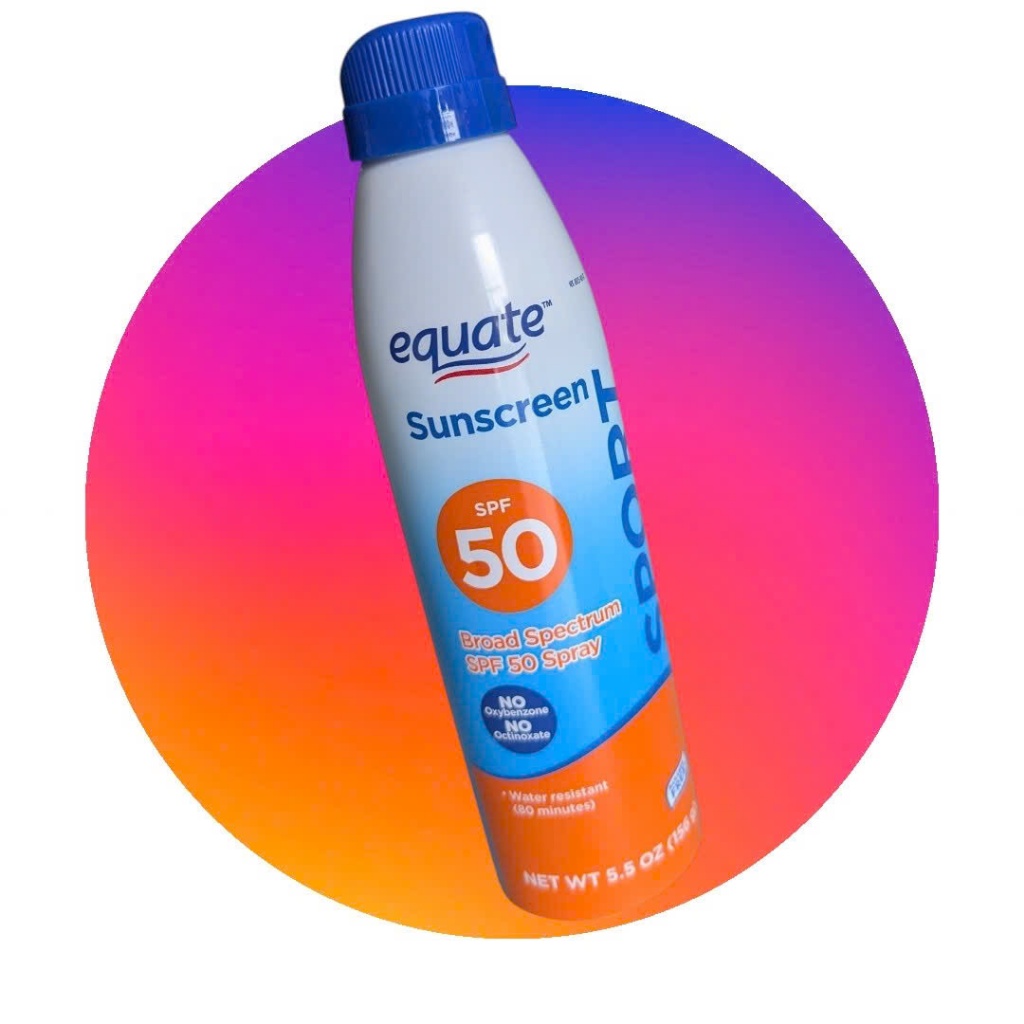 Xịt chống nắng Equate SPF 50 (hàng nội địa Mỹ) Equate Sport Sunscreen Spray SPF 50
