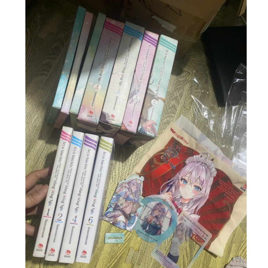 (+pos) Combo 4 Boxset vở Arya 1,2,4,6 - Arya Bàn Bên Thỉnh Thoảng Lại Trêu Ghẹo Tôi Bằng Tiếng Nga l