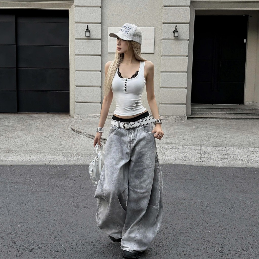 Bad Choices | Quần Wide-leg Jeans form Balloon ống rộng | BigBuy360 - bigbuy360.vn