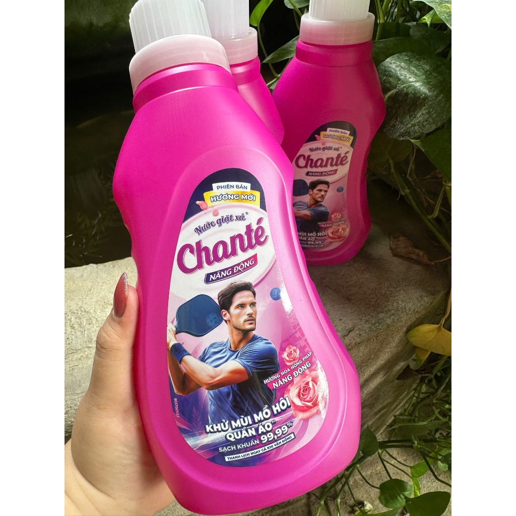 Nước giặt xả Chanté Active cao cấp 8 trong 1 chai 1kg